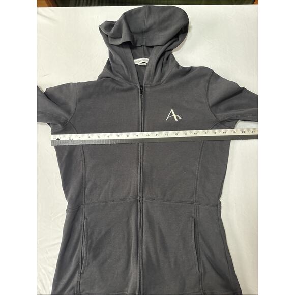 Port Authority Women's S Black Full Zip Hoodie Logo Athleisure Active Athletic - Picture 7 of 9